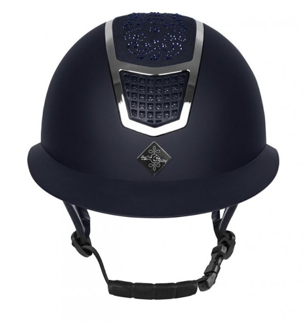 Kask Fair Play QUANTINUM Chic W-V szeroki daszek granat 