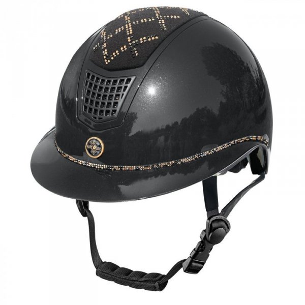 Kask Fair Play QUANTINUM W-V SPOTLIGHT SHINY VG  - szeroki daszek -czarny