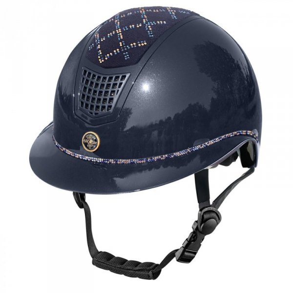 Kask Fair Play QUANTINUM W-V SPOTLIGHT SHINY VG - szerki daszek - granatowy