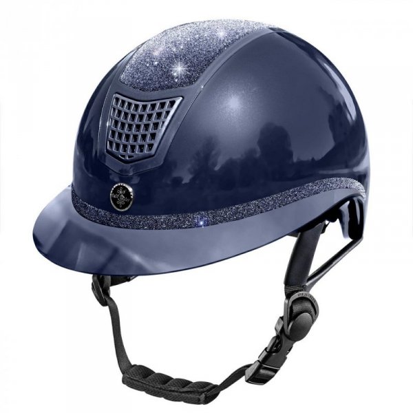 Kask Fair Play z szerokim daszkiem QUANTINUM W-V ECLIPSE SHINY  granatowy