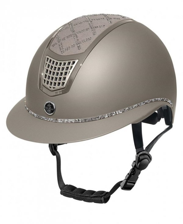 Kask z Szerokim Daszkiem Fair Play QUANTINUM 2.0 W-V SPOTLIGHT MATT  SILVER migdałowy 