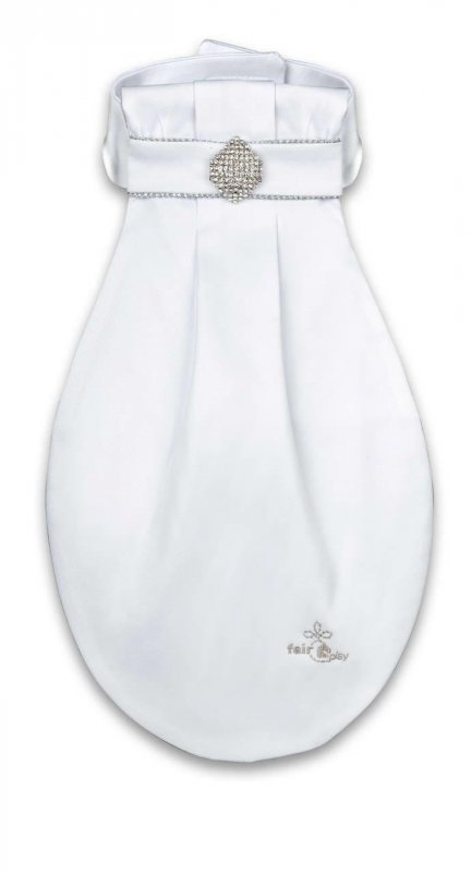 Plastron Fair Play MADAME biały (38-40 cm)