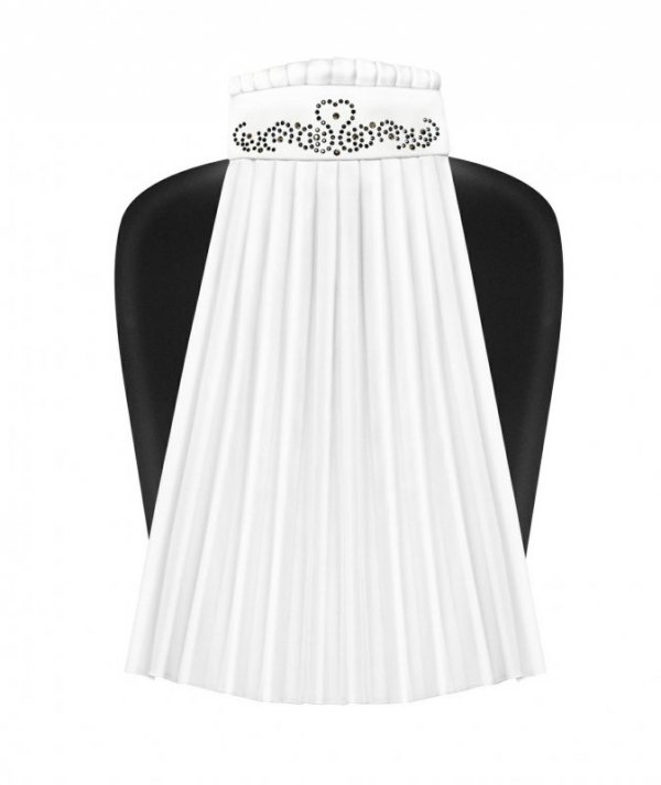 Plastron Fair Play ODETTE biały