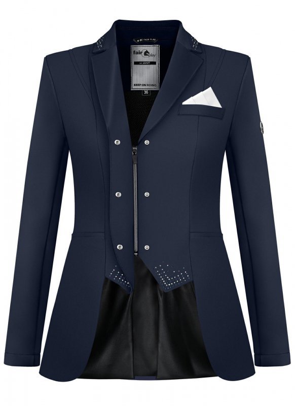 Krótki frak ujeżdżeniowy FP DANIELLE  granatowy