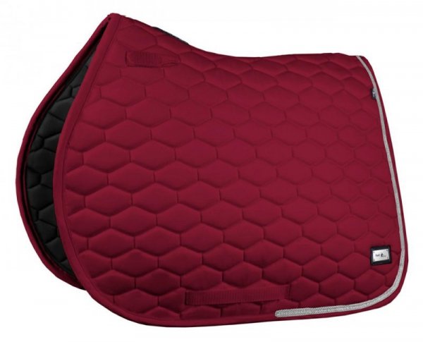Czaprak Fair Play HEXAGON CRYSTAL bordo  - wszechstronny