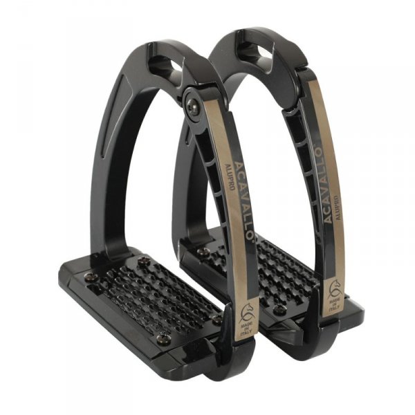 Strzemiona ARENA ALUPRO czarny total      black