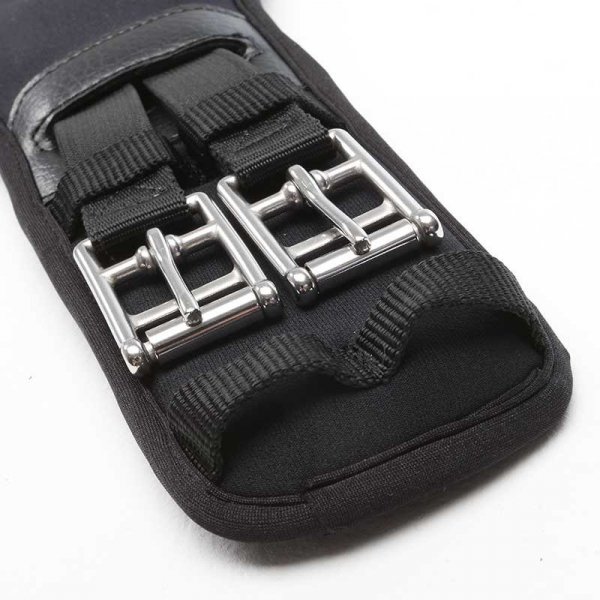 Popręg Anatomiczny Memory Neoprenowy Krótki Ujeżdżeniowy &quot;KAVALKADE Comfort&quot; - z gumami