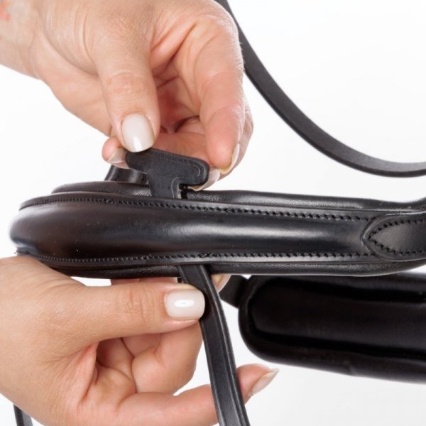 Ogłowie Anatomiczne Kavalkade CAJUS - KavalSH4 - czarne