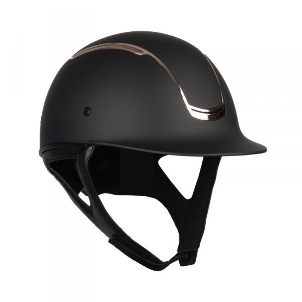 Kask jeżdziecki Horka Da Vinci czarno-różowy