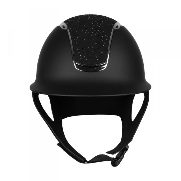 Kask jeździecki Horka Da Vinci czarny/srebrny