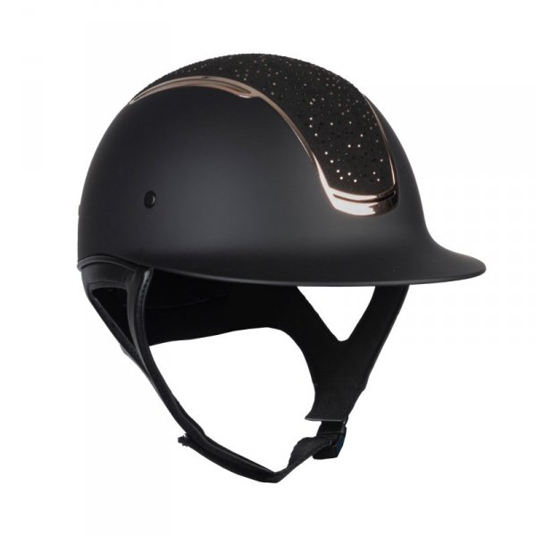 Kask jeździecki Horka Da Vinci czarno-różowy