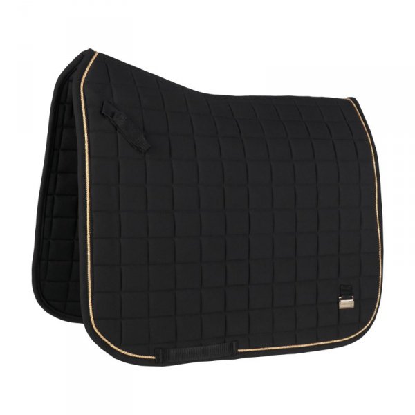 Zadeldek Deluxe DR czarny różowy Horka