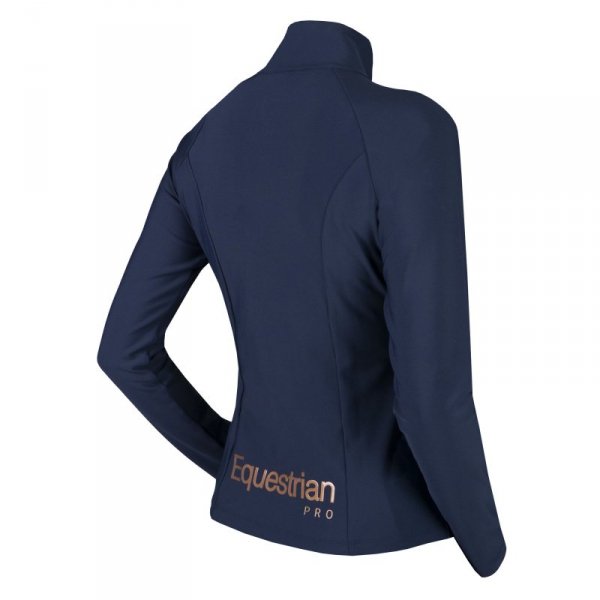 Bluza Jeździecka Damska Treningowa HORKA Excellence - navy / rosegold