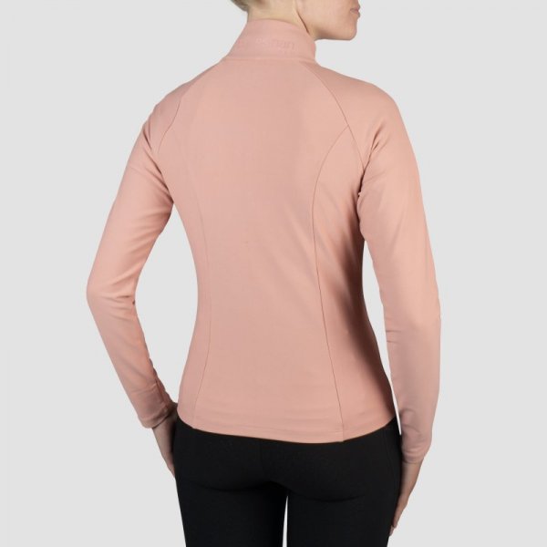 Bluza Jeździecka Damska Treningowa HORKA Excellence - pudrowy róż