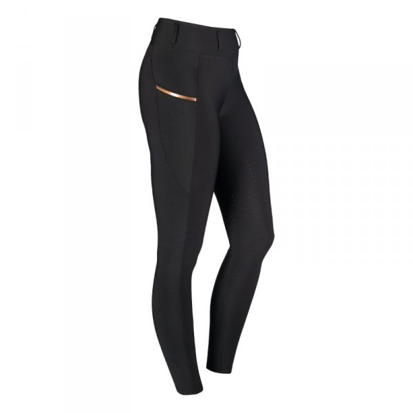 Bryczesy Damskie / breginsy HORKA Perfection z silikonowym lejem - czarny / rosegold