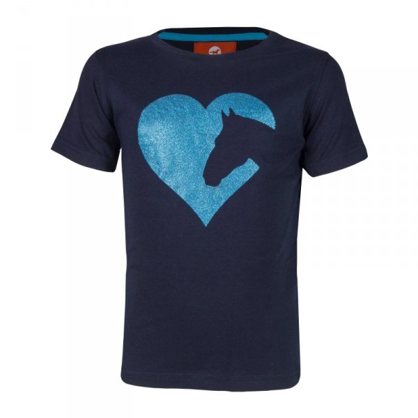 T-shirt Horka Topo niebiesko-turkusowy