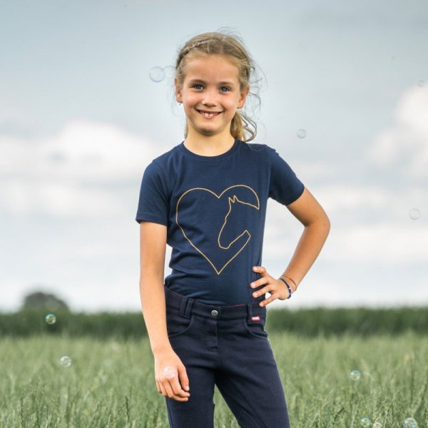 T-shirt Horka Toppie niebiesko-różowy