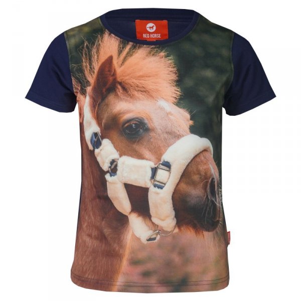 Koszulka jeździecka Horka Horsy niebieska