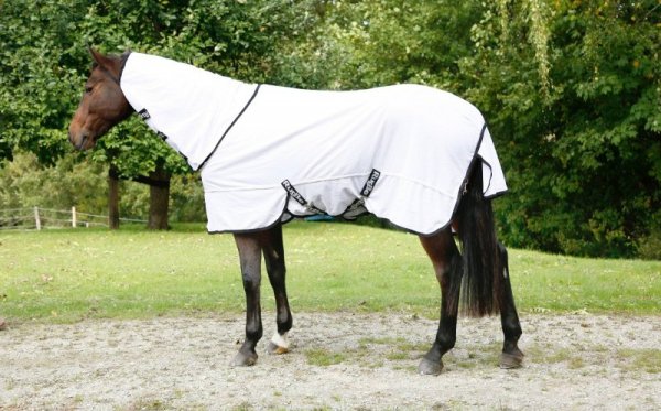 Derka siatkowa przeciw owadom z kapturem - SuperFly COVALLIERO - biała