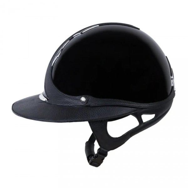 Kask Antares Premium Glossy Eclipse - szeroki daszek - Black
