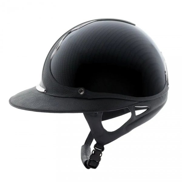 Kask Antares Premium Glossy Eclipse Carbon- szeroki daszek