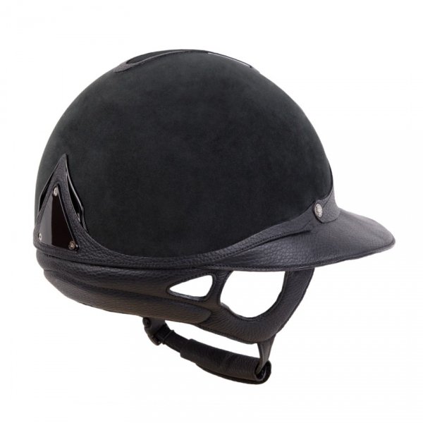 Kask Antares Classic Eclipse - szeroki daszek - Czarny