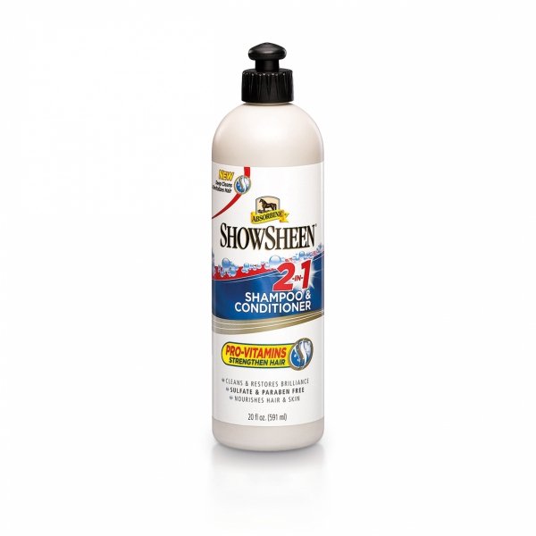 Absorbine ShowSheen® 2-In-1 Shampoo &amp; Conditioner -szampon z odżywką - butelka 591 ml