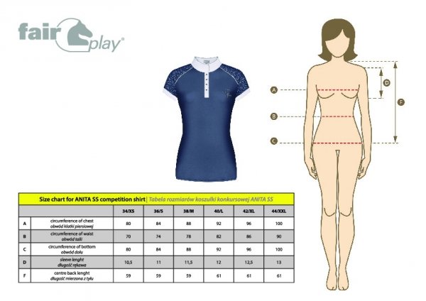 Koszulka Fair Play ANITA SS c.beż
