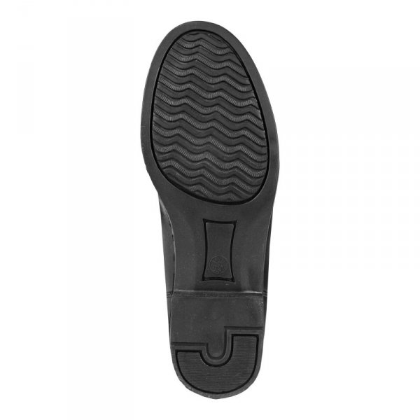 Oficerki ze skóry syntetycznej HORKA ARLENE - czarne