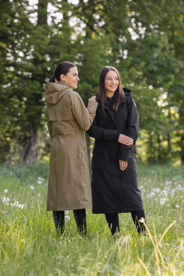 Płaszcz przeciwdeszczowy Covalliero SS2026 - czarny