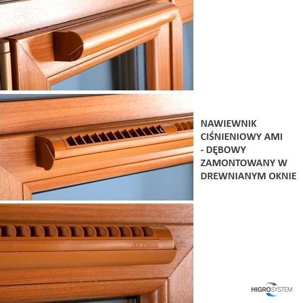 Nawiewnik ciśnieniowy akustyczny AMI (bez okapu) - 4 kolory