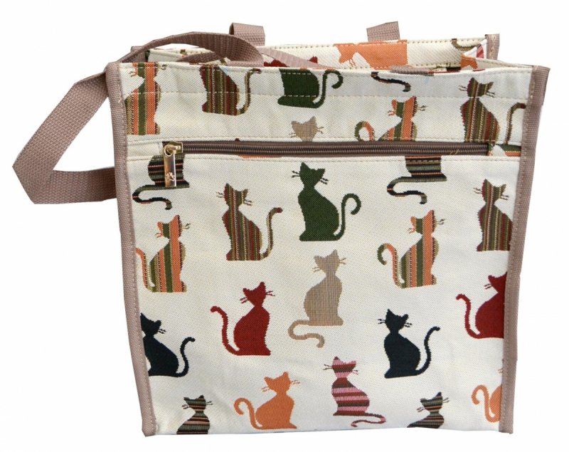 Torba gobelinowa która cieszy. 30x30 wz. T312 Filemon Ecru