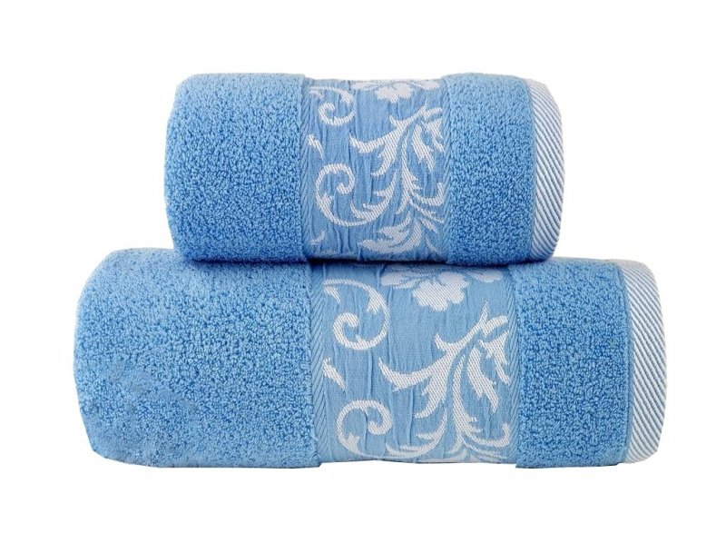 Ręcznik GLAMOUR 50x90 kolor błękit lata