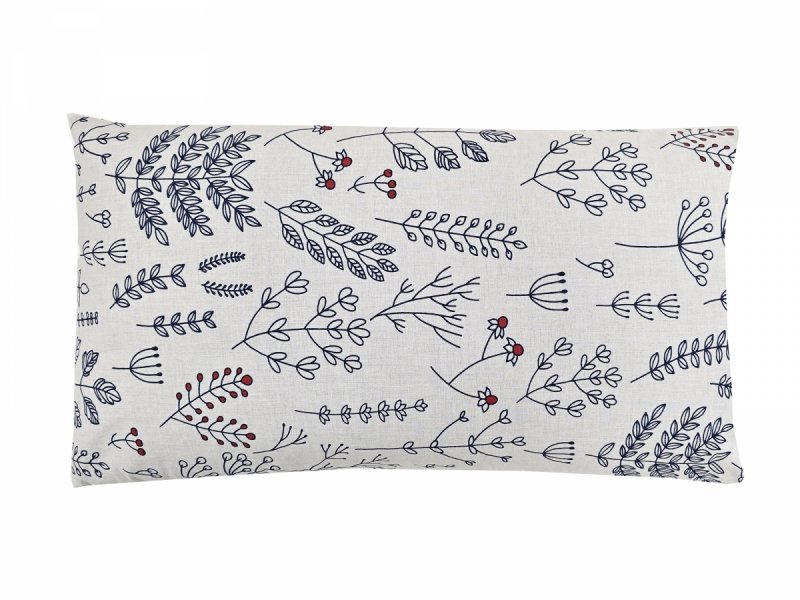 Poduszka z łuską gryki 30x50 wz. 3 roślinki