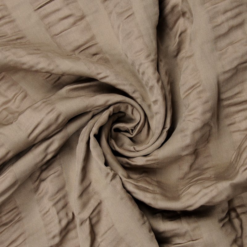 Pościel satyna GOFROWANA 160x200 wz. beżowa szarość