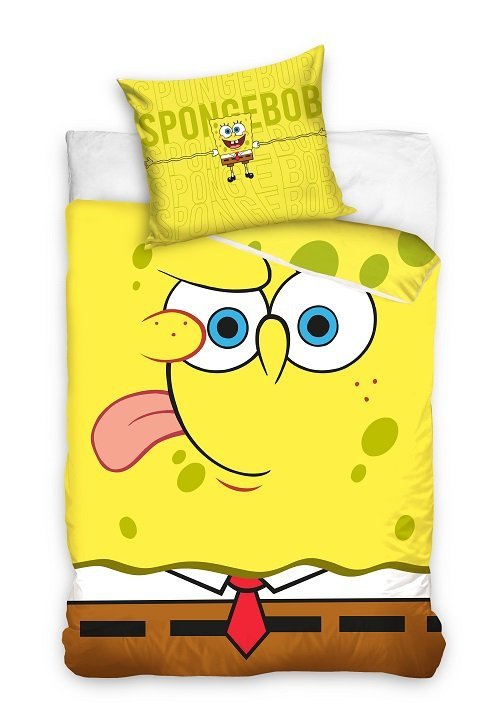 Pościel licencyjna 100% bawełna 160x200 lub 140x200 - Spongebob - SBOB223008