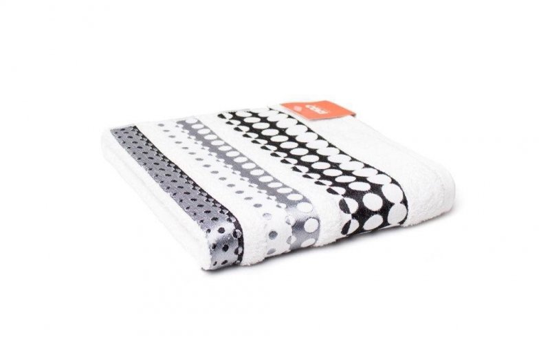 Ręczniki Silver - rozmiar 50x90 wz. biały