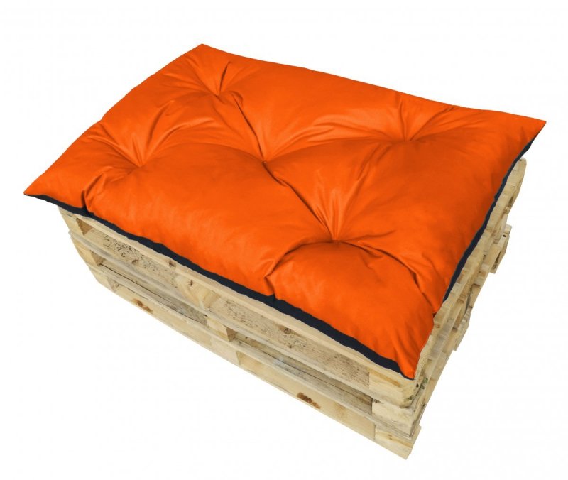 Poduszka ogrodowa na paletę - TWÓJ ROZMIAR - 0,1 m2 wz. Pomarańczowy