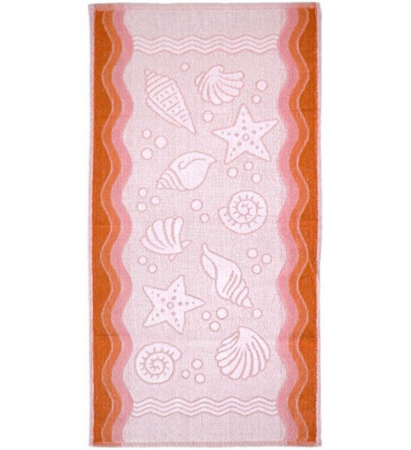 Ręcznik FLORA OCEAN 70x140 kolor brzoskwinia