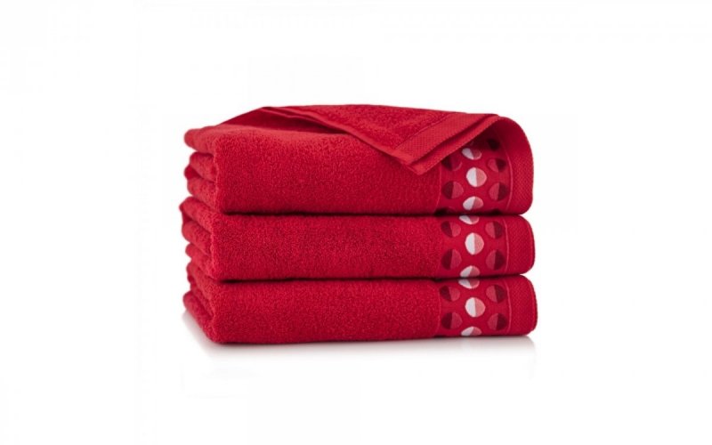 Ręcznik z bawełny egipskiej ZEN 2 70x140 wz. papryka