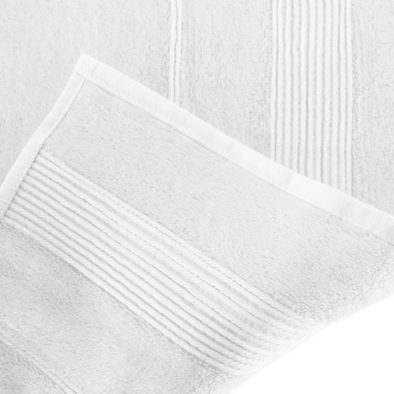 Ręcznik bambusowy Bamboo Moreno rozmiar 50x90 wz. Biały