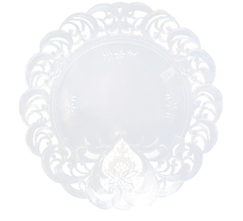 Obrus haftowany rozmiar 40cm koło wzór 7889