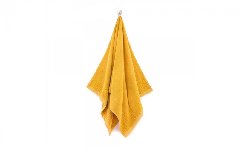Ręcznik z bawełny egipskiej PAULO 3 50x100 wz. kurkuma