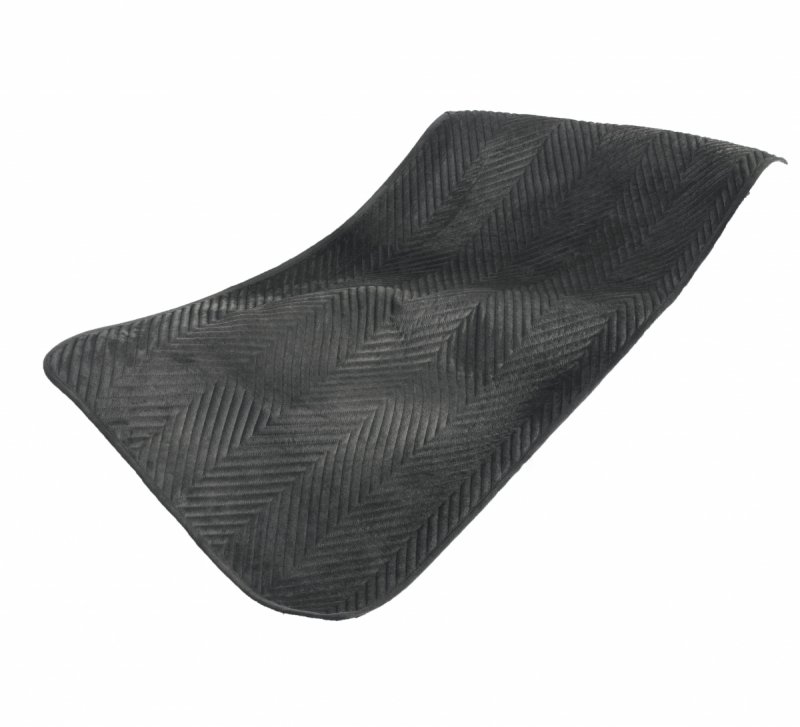 Miękka narzuta pikowana 100% mikrofibra na fotel 70x160 wz. NNW-2628 szary