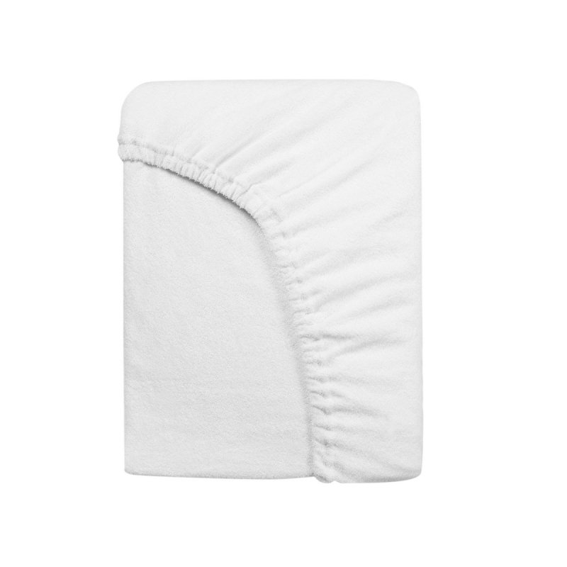 Prześcieradło Frotte PREMIUM na wysoki materac 90x200 na gumkę wz. 001 biały