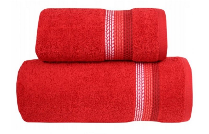 Ręcznik OMBRE 50x90 kolor czerwony