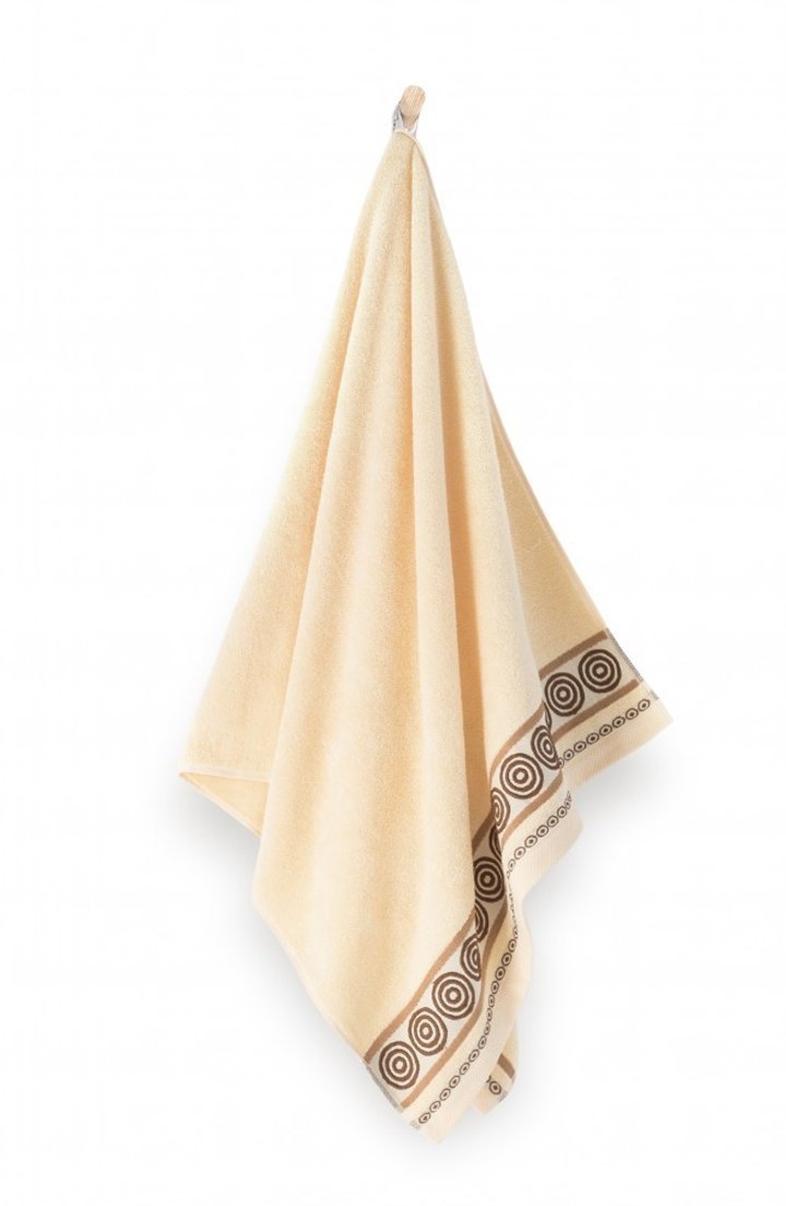 Ręcznik z bawełny egipskiej RONDO 2 70x140 wz. ajerkoniak