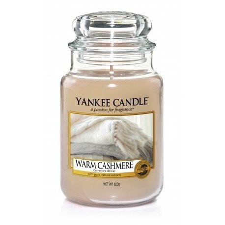 Świeca Yankee Candle Warm Cashmere - duży słoik