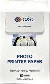Papier fotograficzny ZINK GG-ZP023-50 do drukarek Canon, G&G, Huawei, HP, Polaroid, Xiaomi (50 mm x 76 mm; 50 szt)