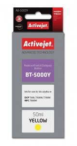 Activejet  AB-5000Y Buteleczka z tuszem (zamiennik Brother BT-5000Y; Supreme; 50 ml; żółty)